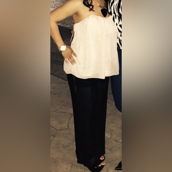 Kimchi Blue White Polka Dot Blouse - Picture 7 of 8